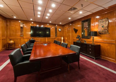 Another view of the Johnny Carson conference room for rent in Omaha